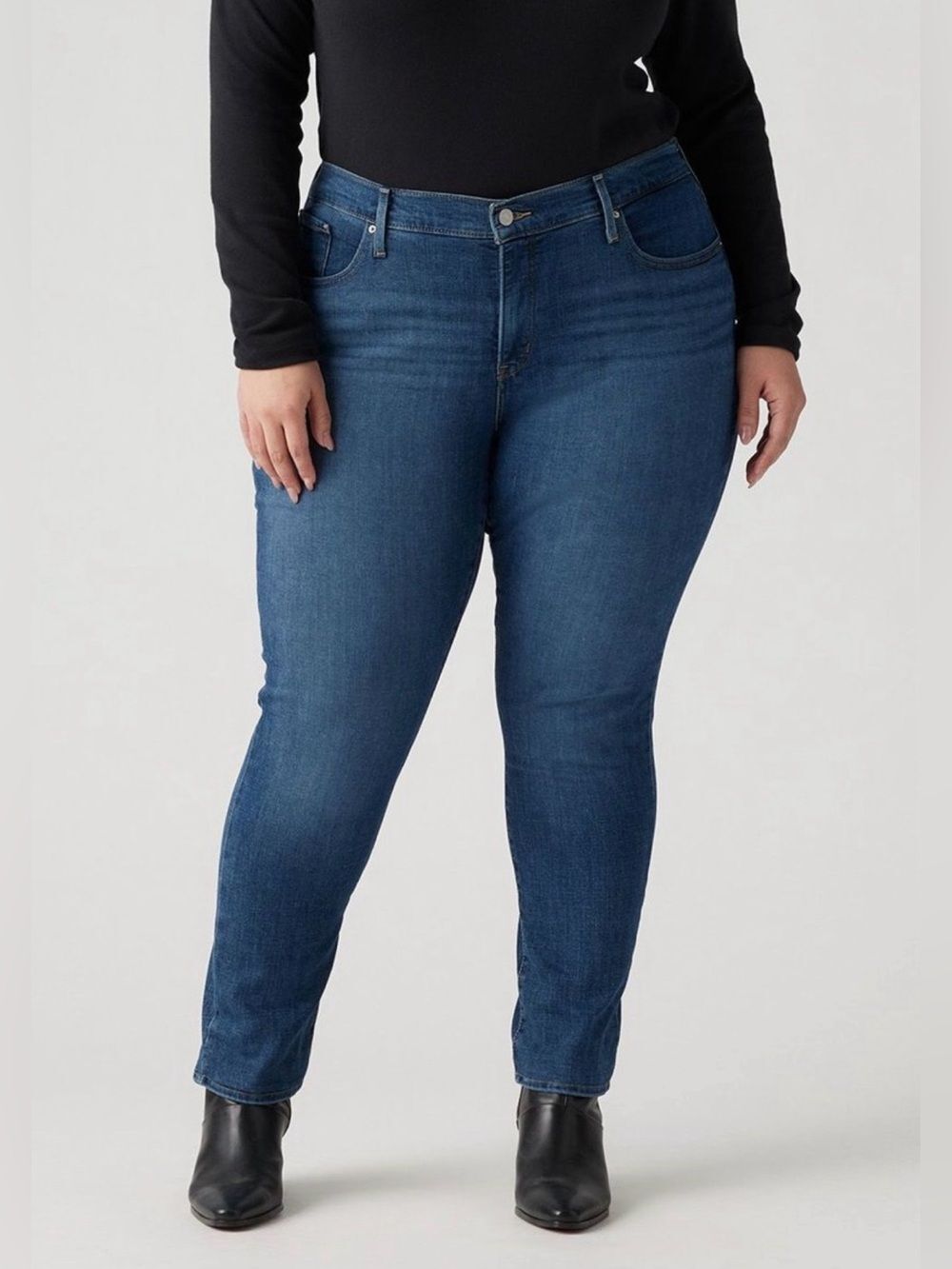 Levi's 311 Shaping Skinny Jeans Tummy Control Stretch Medium Wash Plus 22W NEW